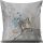 Washable Cushion 43x43 cm, Cotton-Polyester Blend, Soft
