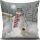 Washable Cushion 43x43 cm, Cotton-Polyester Blend, Soft