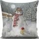 Washable Cushion 43x43 cm, Cotton-Polyester Blend, Soft
