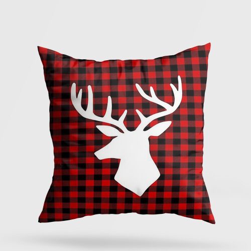 Washable Cushion 43x43 cm, Cotton-Polyester Blend, Soft