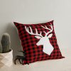 Washable Cushion 43x43 cm, Cotton-Polyester Blend, Soft