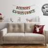 Washable Cushion 43x43 cm, Cotton-Polyester Blend, Soft
