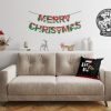 Washable Cushion 43x43 cm, Cotton-Polyester Blend, Soft