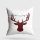 Washable Cushion 43x43 cm, Cotton-Polyester Blend, Soft