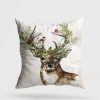 Washable Cushion 43x43 cm, Cotton-Polyester Blend, Soft