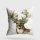 Washable Cushion 43x43 cm, Cotton-Polyester Blend, Soft