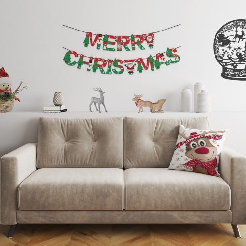 Washable Cushion 43x43 cm, Cotton-Polyester Blend, Soft