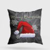 Washable Cushion 43x43 cm, Cotton-Polyester Blend, Soft