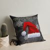 Washable Cushion 43x43 cm, Cotton-Polyester Blend, Soft