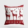 Washable Cushion 43x43 cm, Cotton-Polyester Blend, Soft