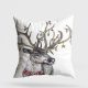 Washable Cushion 43x43 cm, Cotton-Polyester Blend, Soft
