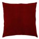 Red Polyester Cushion, 43x43 cm, Washable & Ironable