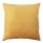 Yellow Polyester Cushion, 43x43 cm, Washable & Ironable