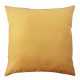 Yellow Polyester Cushion, 43x43 cm, Washable & Ironable