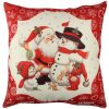 Washable Cushion 43x43 cm, Cotton-Polyester Blend, Soft