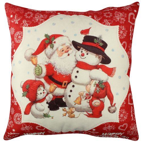 Washable Cushion 43x43 cm, Cotton-Polyester Blend, Soft