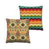 Soft Cushion Set (2 Pieces), 43x43 cm, Washable, Zip