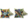 Soft Cushion Set (2 Pieces), 43x43 cm, Washable, Zip