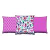 Soft Cushion Set (3 Pieces), 43x43 cm, Washable, Zip