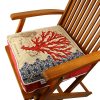 Washable Cushion 42x42 cm, Cotton-Polyester Blend, Soft