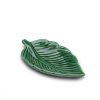 Elegant Green Ceramic Food Presentation Plate, 13 cm