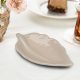 Elegant 13cm Ceramic Food Presentation Plate, Cream