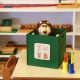Green Felt Basket, 30x30x31 cm | 100% Felt | Stylish Storage