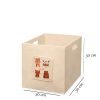 Cream Felt Basket, 30x30x30 cm | 100% Felt | Stylish Storage