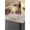 Elegant Gold Metal Napkin Holder, 7 x 20 x 20 cm | 100% Metal Design for Stylish Dining