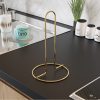 Elegant Gold Metal Paper Towel Holder, 15 cm x 28 cm