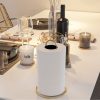 Elegant Gold Metal Paper Towel Holder, 15 cm x 28 cm