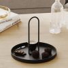 Decorative Black Metal Accessory, 20.5 cm Diameter