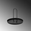 Decorative Black Metal Accessory, 20.5 cm Diameter