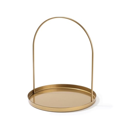 Elegant Gold Decorative Metal Accessory, 22.5 cm Diameter