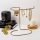 Gold Metal Jewelry Stand Organizer, 21x25x14 cm | Elegant Design
