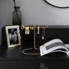 Gold Metal Jewelry Stand Organizer, 21x25x14 cm | Elegant Design