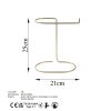 Gold Metal Jewelry Stand Organizer, 21x25x14 cm | Elegant Design