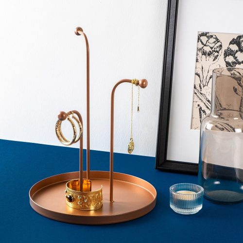 Decorative Copper Metal Accessory, 20.5 cm Diameter