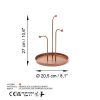 Decorative Copper Metal Accessory, 20.5 cm Diameter