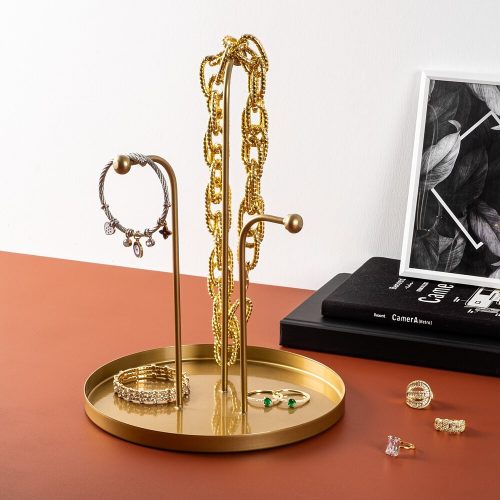 Elegant Gold Decorative Metal Accessory, 20.5 cm Diameter