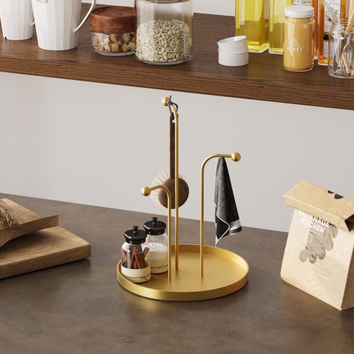 Elegant Gold Decorative Metal Accessory, 20.5 cm Diameter