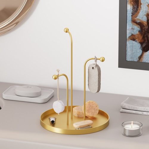 Elegant Gold Decorative Metal Accessory, 20.5 cm Diameter