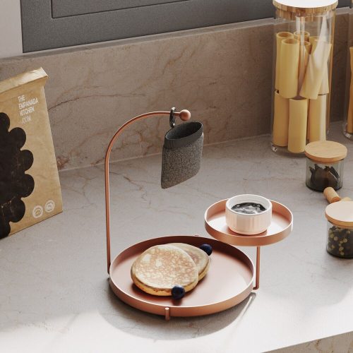 Decorative Copper Metal Accessory, 25x28x21 cm, 100% Metal