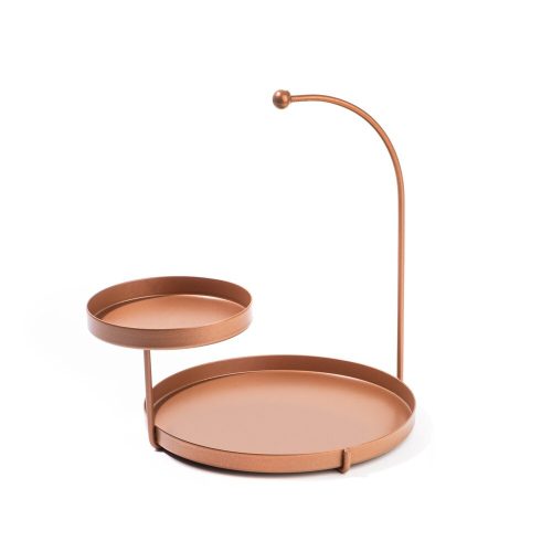 Decorative Copper Metal Accessory, 25x28x21 cm, 100% Metal