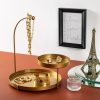 Elegant Gold Decorative Metal Accessory, 25x28x21 cm