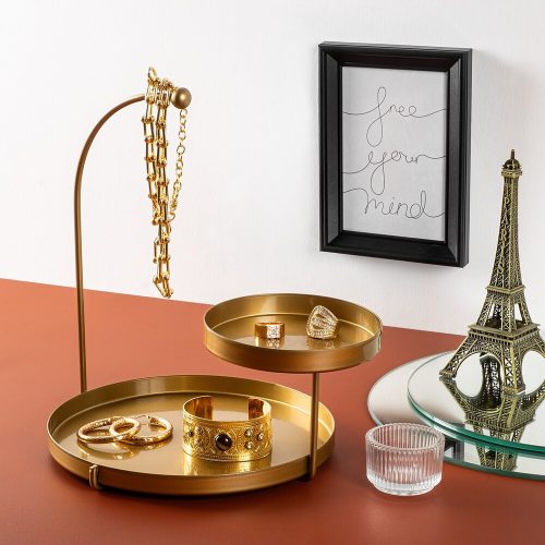 Elegant Gold Decorative Metal Accessory, 25x28x21 cm