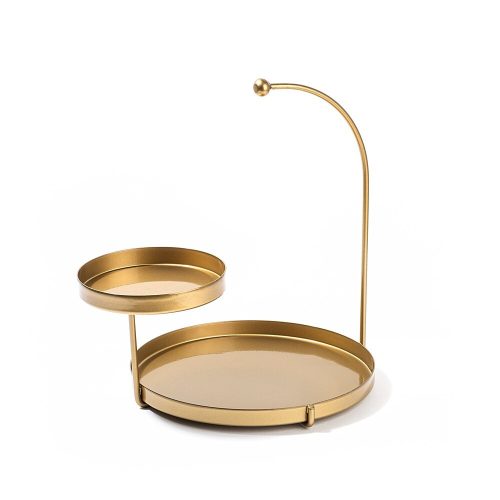 Elegant Gold Decorative Metal Accessory, 25x28x21 cm