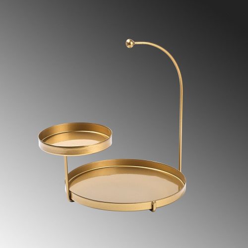 Elegant Gold Decorative Metal Accessory, 25x28x21 cm