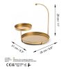 Elegant Gold Decorative Metal Accessory, 25x28x21 cm