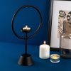 Elegant Black Metal Decorative Accessory, 30x18.5x9 cm